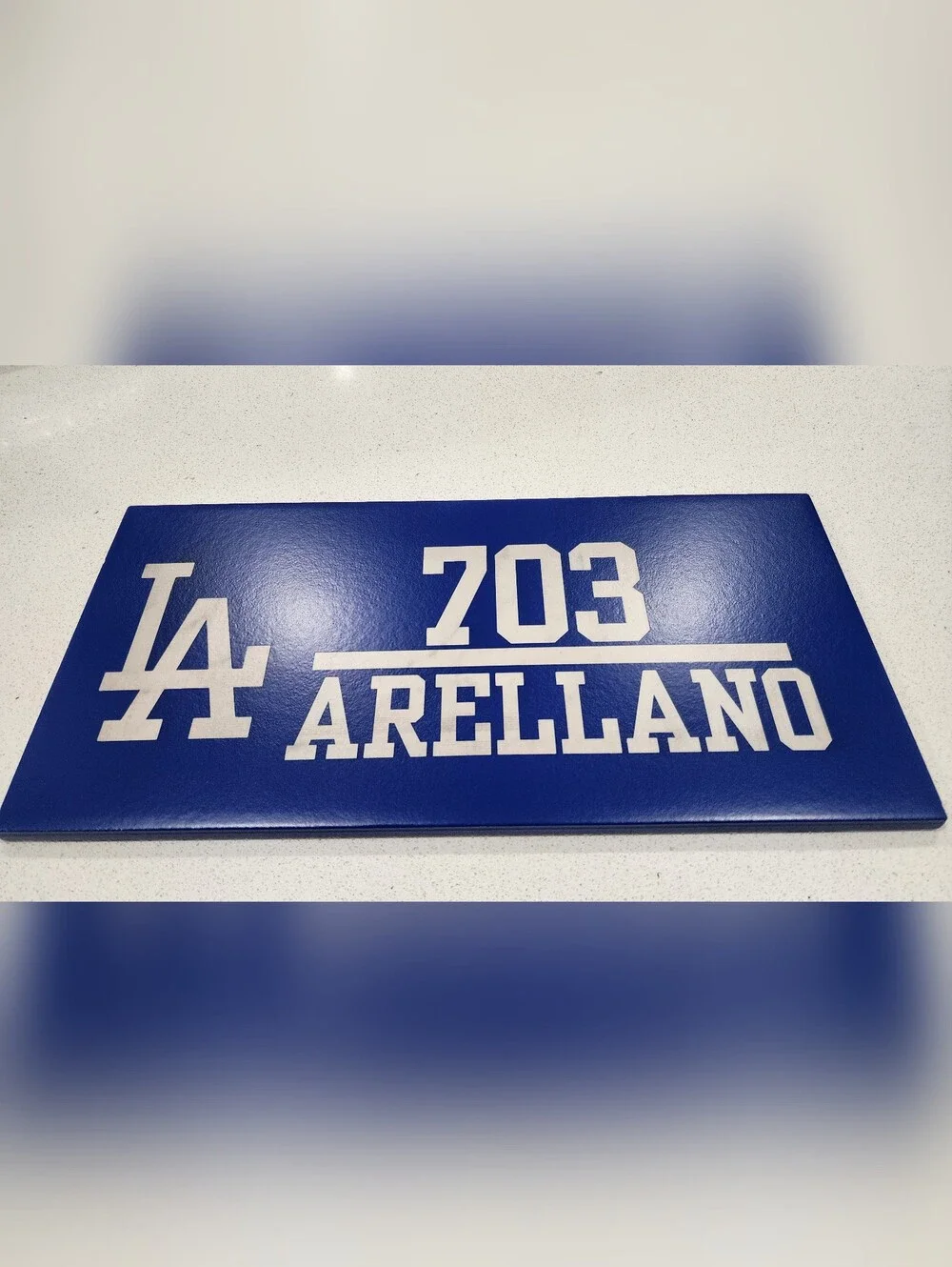 Custom Laser Engraved Ceramic Address Plaque 6x12 - Outdoor Durable